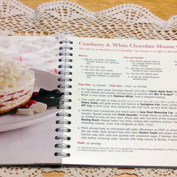 Pampered Chef Festive Holiday Desserts Cookbook - Picture 4 of 7